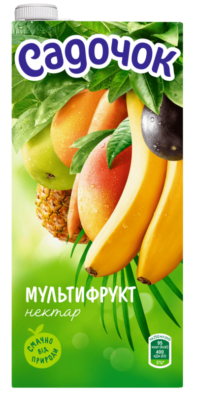 Нектар САДОЧОК мультифрукт, 0,95 л